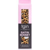 tgin cheetah soft slip free satin bonnet with wide band to eliminate discomfort.