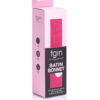 tgin pink soft slip free satin bonnet with wide band to eliminate discomfort.